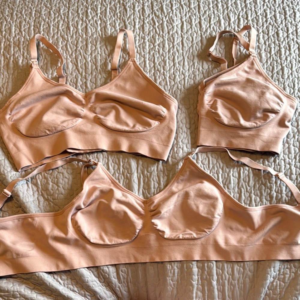 Soma Blush Seamless Nursing Bralette